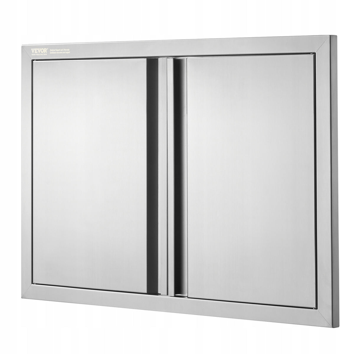 DRZWI DOSTĘPOWE DO GRILLA VEVOR 774X532 MM PODWÓJNE STAL NIERDZEWNA PREMIUM