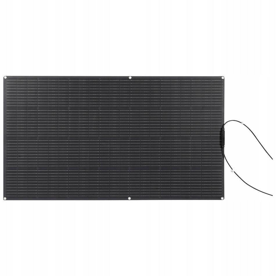 VEVOR PÓŁELASTYCZNY PANEL SŁONECZNY 200W MONOKRYSTALICZNY IP67 MOCNY LEKKI