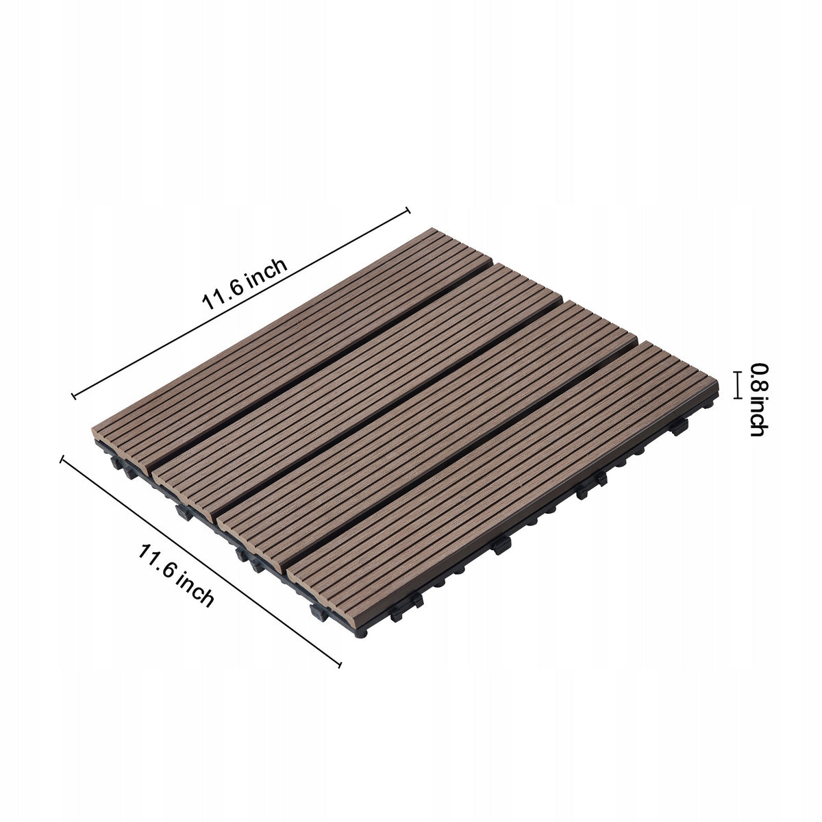 PŁYTKI TARASOWE VEVOR 27 SZT 295X295 MM WODOODPORNE ANTYPOSLIZGOWE MOCNE