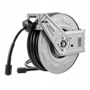 BĘBEN NA WĄŻ DO MYJKI CIŚNIENIOWEJ VEVOR 19.8M X 6.35MM STALOWY MOCNY