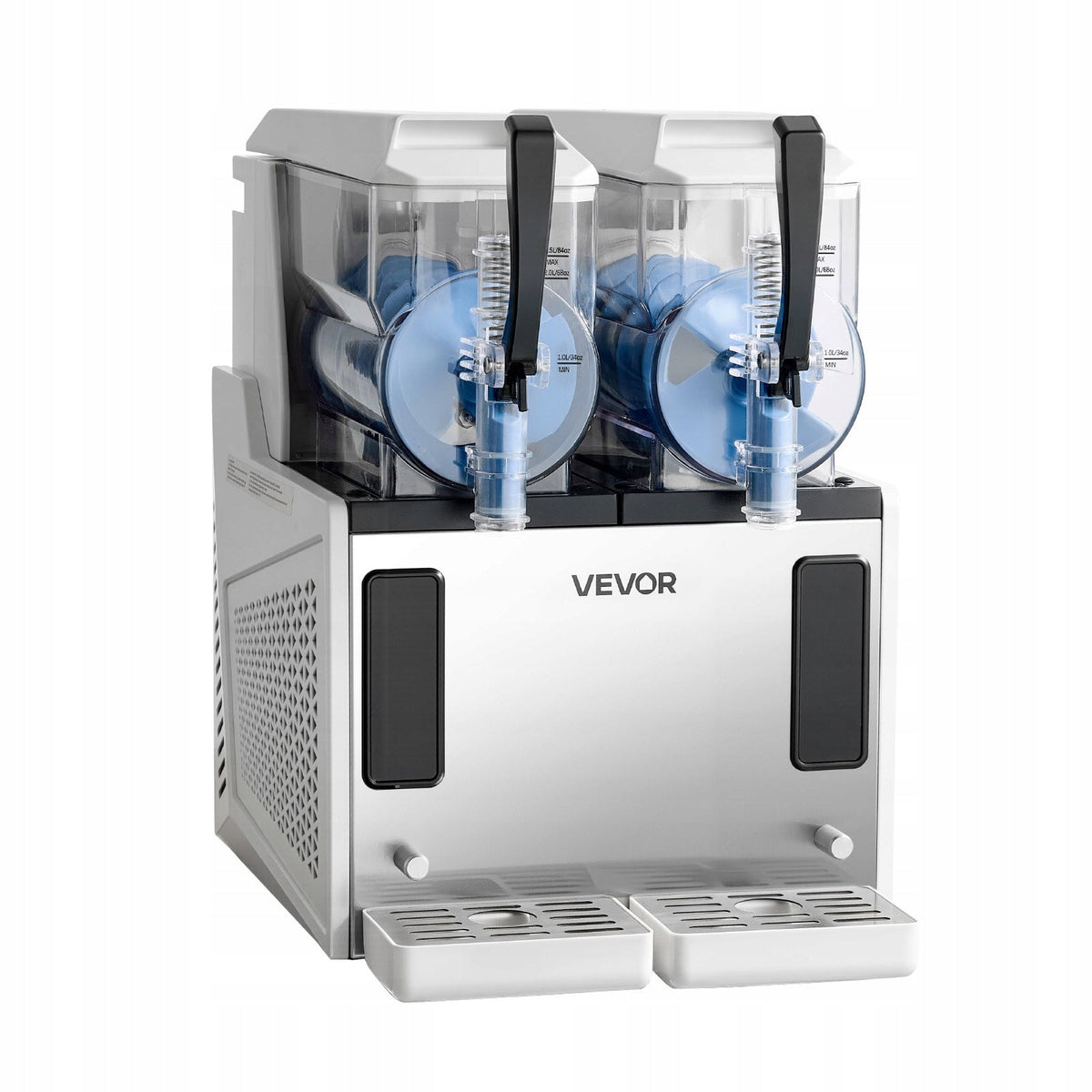 VEVOR SLUSH MACHINE 2 X 3L ELEKTRYCZNA MASZYNA DO LODU KRUSZONEGO 450W