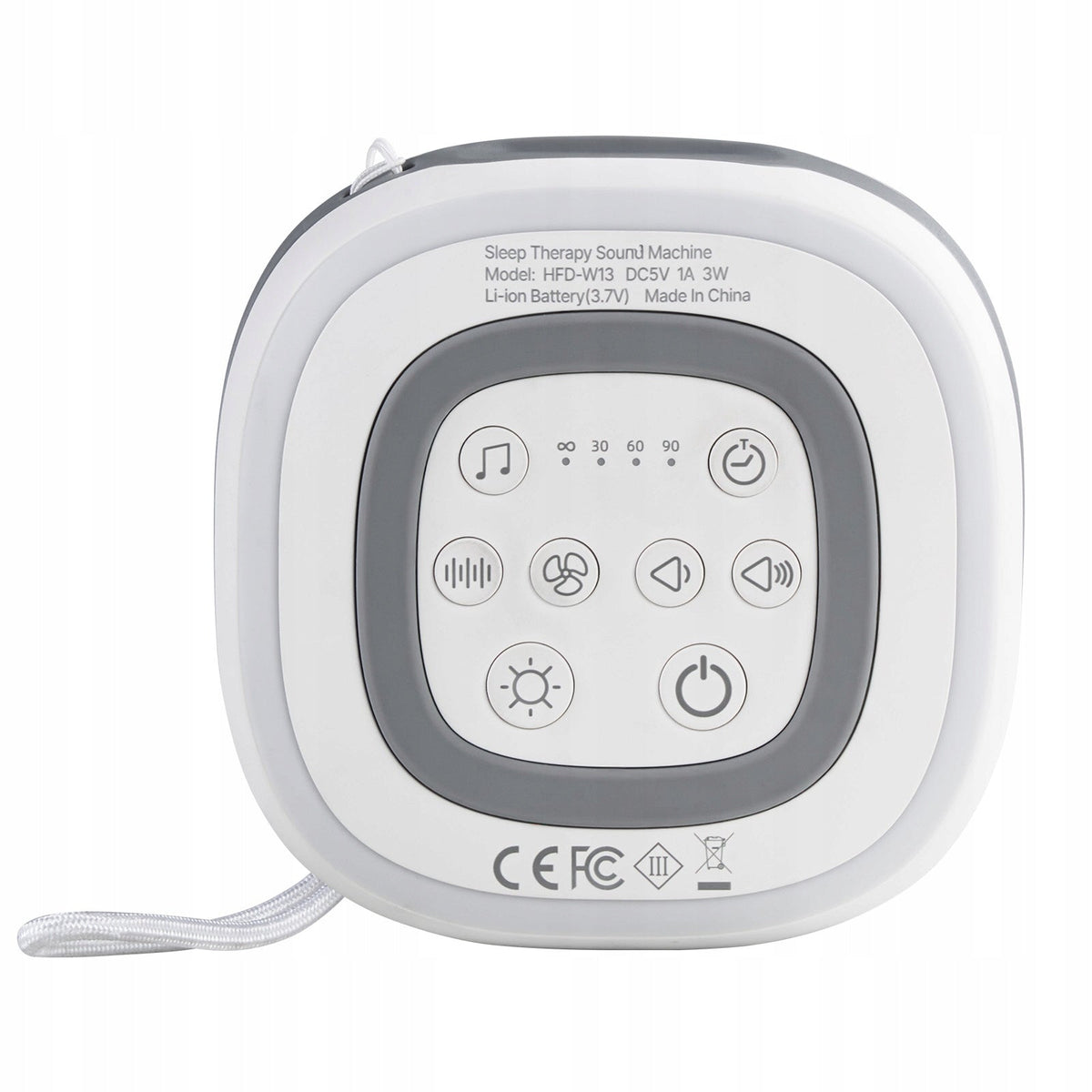 VEVOR SLEEP AID GENERATOR BIAŁEGO SZUMU 21 UTWORÓW MOCNY TIMER LED