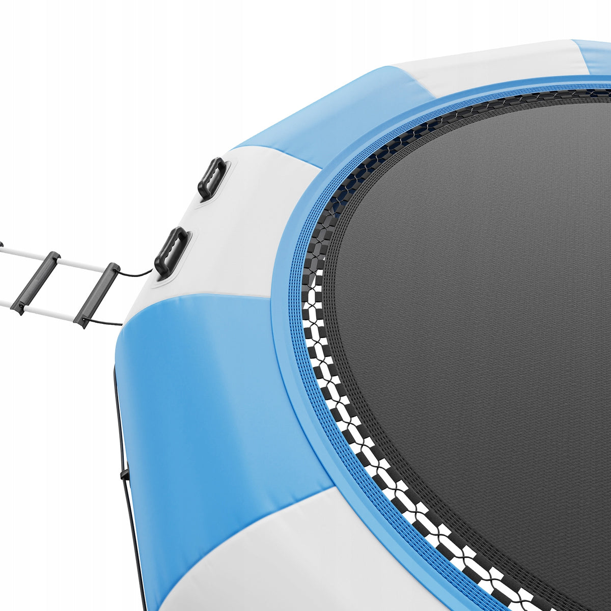 VEVOR NADMUCHIWANA TRAMPOLINA WODNA 13FT Z DRABINKĄ POMPA 600W PREMIUM