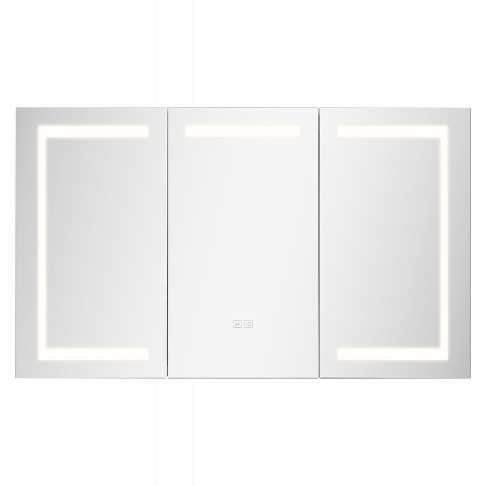 VEVOR PODŚWIETLANA SZAFKA NA LEKI Z LUSTREM 100X60CM LED DOTYKOWA MOCNA
