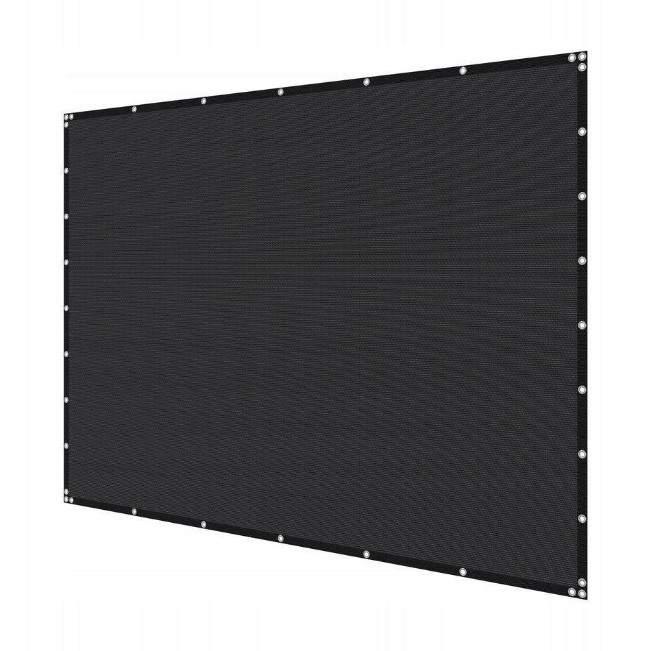 ŻAGIEL PRZECIWSŁONECZNY VEVOR 90 HDPE 244X366 CM MOCNY SOLIDNY CZARNY