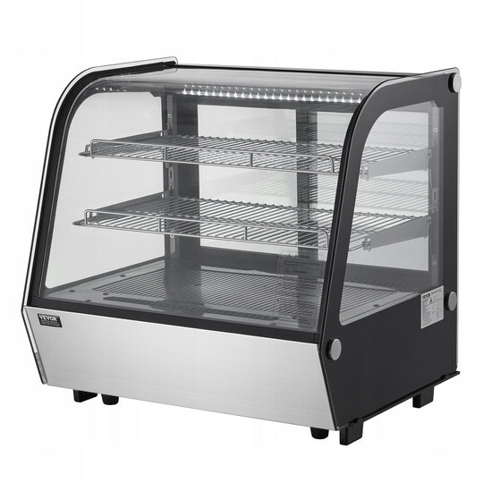 VEVOR WITRYNA CHŁODNICZA NABLATOWA 115L LED TURBO CHŁODZENIE PROFESJONALNA
