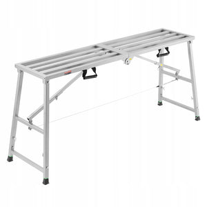 PROFESJONALNA PLATFORMĄ ROBOCZA VEVOR 800-1295 MM SKŁADANA DRABINA STALOWA