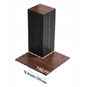 PROFESJONALNE PŁYTKI DO PARKIETU TANECZNEGO VEVOR 315X315X17 2MM 52 SZTUKI