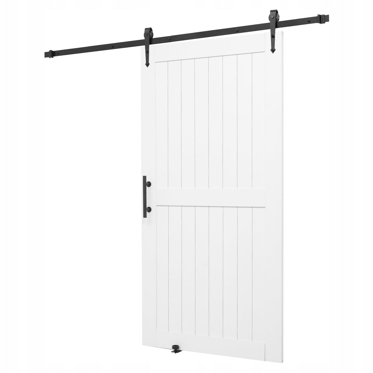 SYSTEM DRZWI PRZESUWNYCH VEVOR DO STODOŁY 1067X2134 MM BIAŁY PREMIUM MDF
