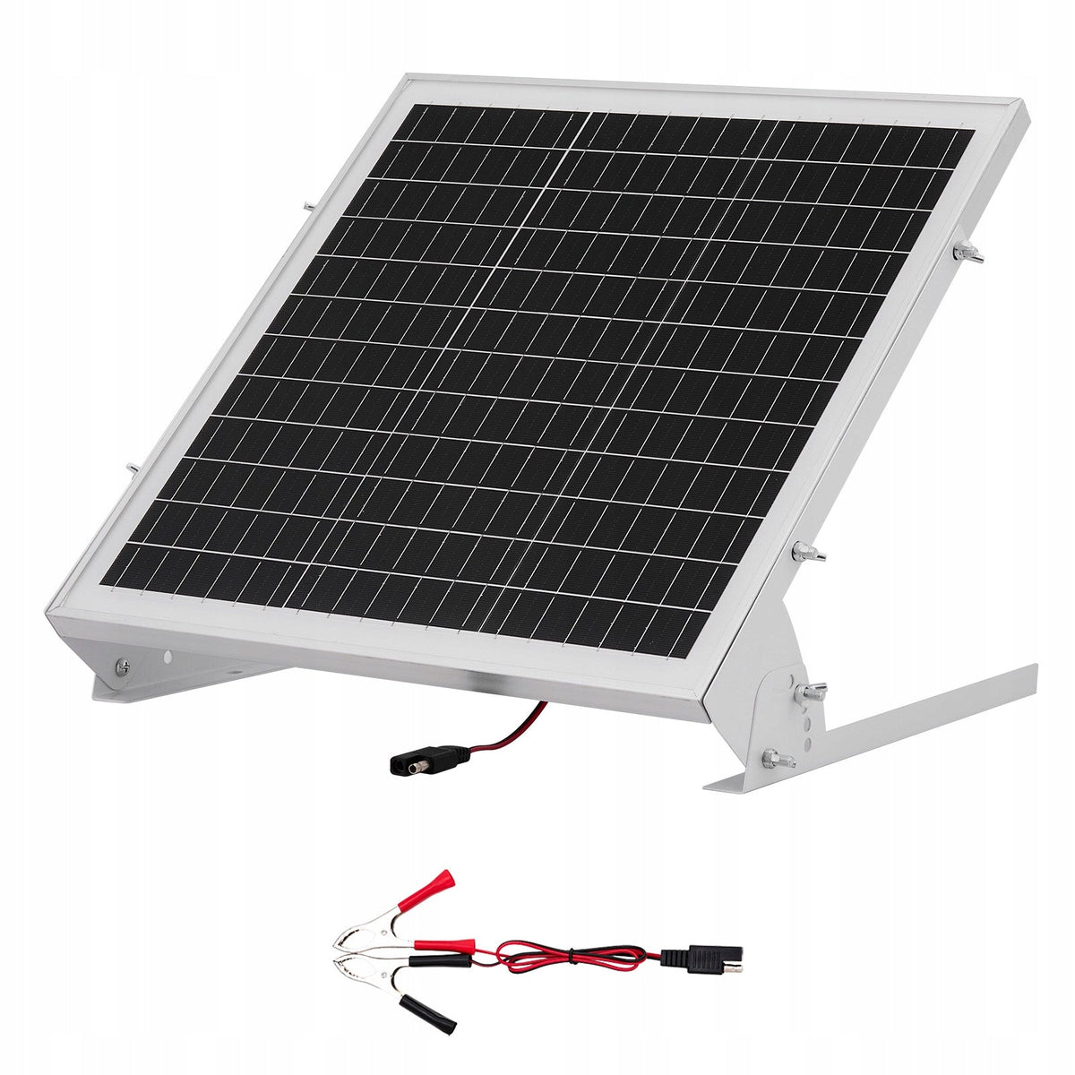 ZESTAW PANELI SŁONECZNYCH MONOKRYSTALICZNYCH VEVOR 12V 20W MPPT IP65