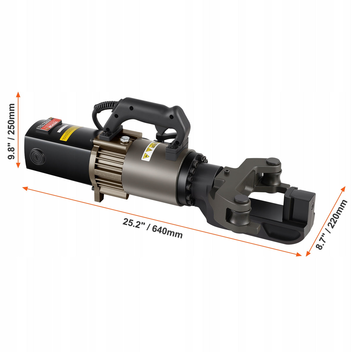 ELEKTRYCZNA HYDRAULICZNA GIĘTARKA DO PRĘTÓW ZBROJENIOWYCH VEVOR 2000W