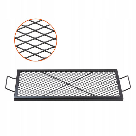 PROFESJONALNY RUSZT DO GRILLA X-MARKS FIRE PIT VEVOR 810X380X25 MM CZARNY