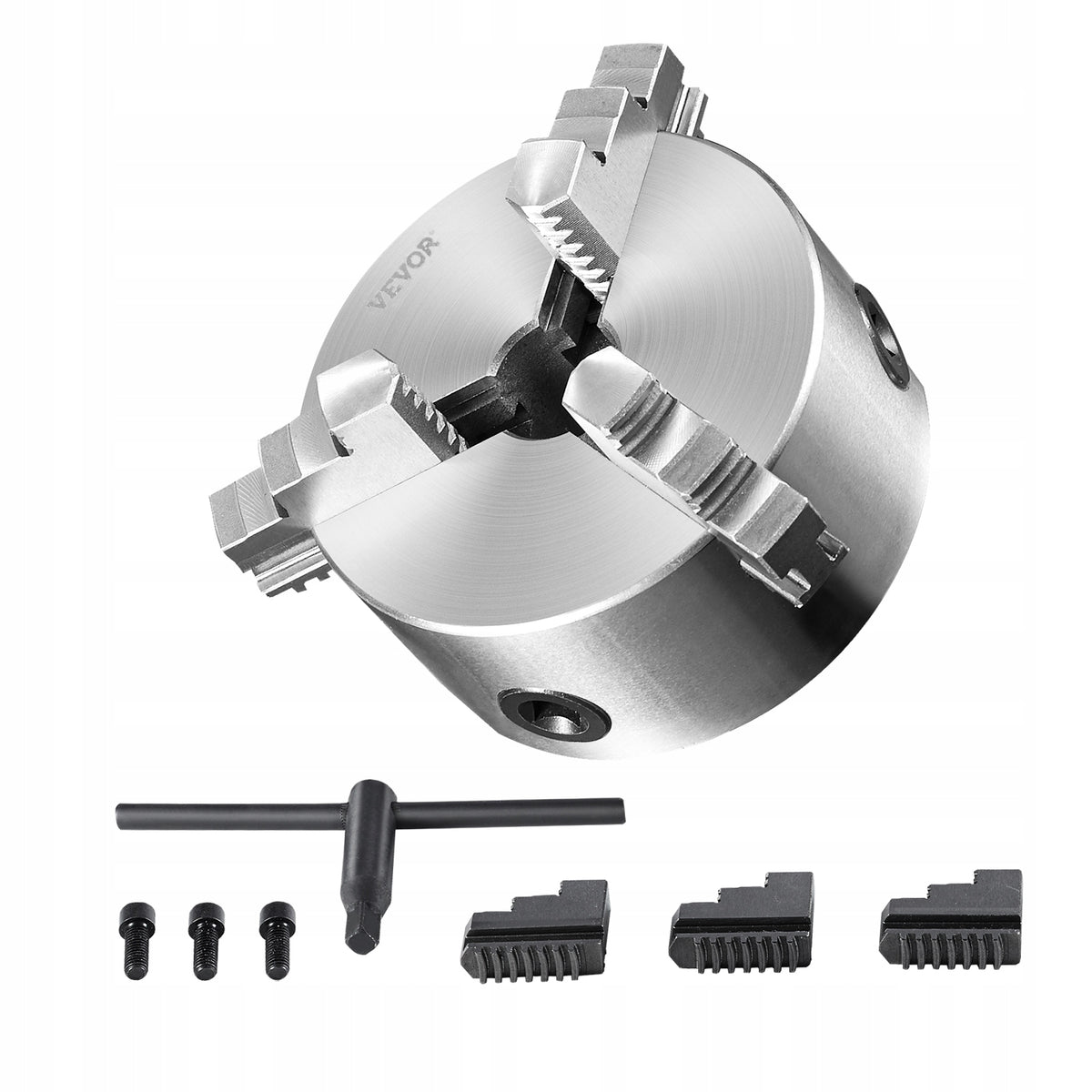 UCHWYT TOKARSKI VEVOR K11-125 125 MM TRÓJSZCZĘKOWY SAMOCENTRUJĄCY HT300