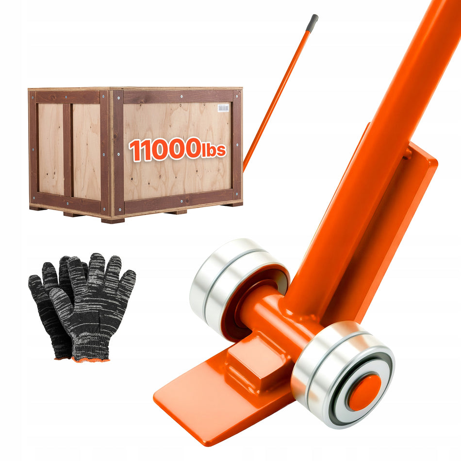PODNOŚNIK VEVOR 4990 KG 1803 MM STAL WĘGLOWA MOCNY ŁOM Z KÓŁKAMI