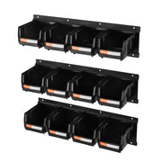 VEVOR MOCNE PUDEŁKA ŚCIENNE DO UKŁADANIA W STOSY 12 SZT 137X105X75 MM