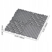 MATA DRENAŻOWA VEVOR 31X31 CM PP GRUBA MODUŁOWA ANTYPOSLIZGOWA NA TARAS