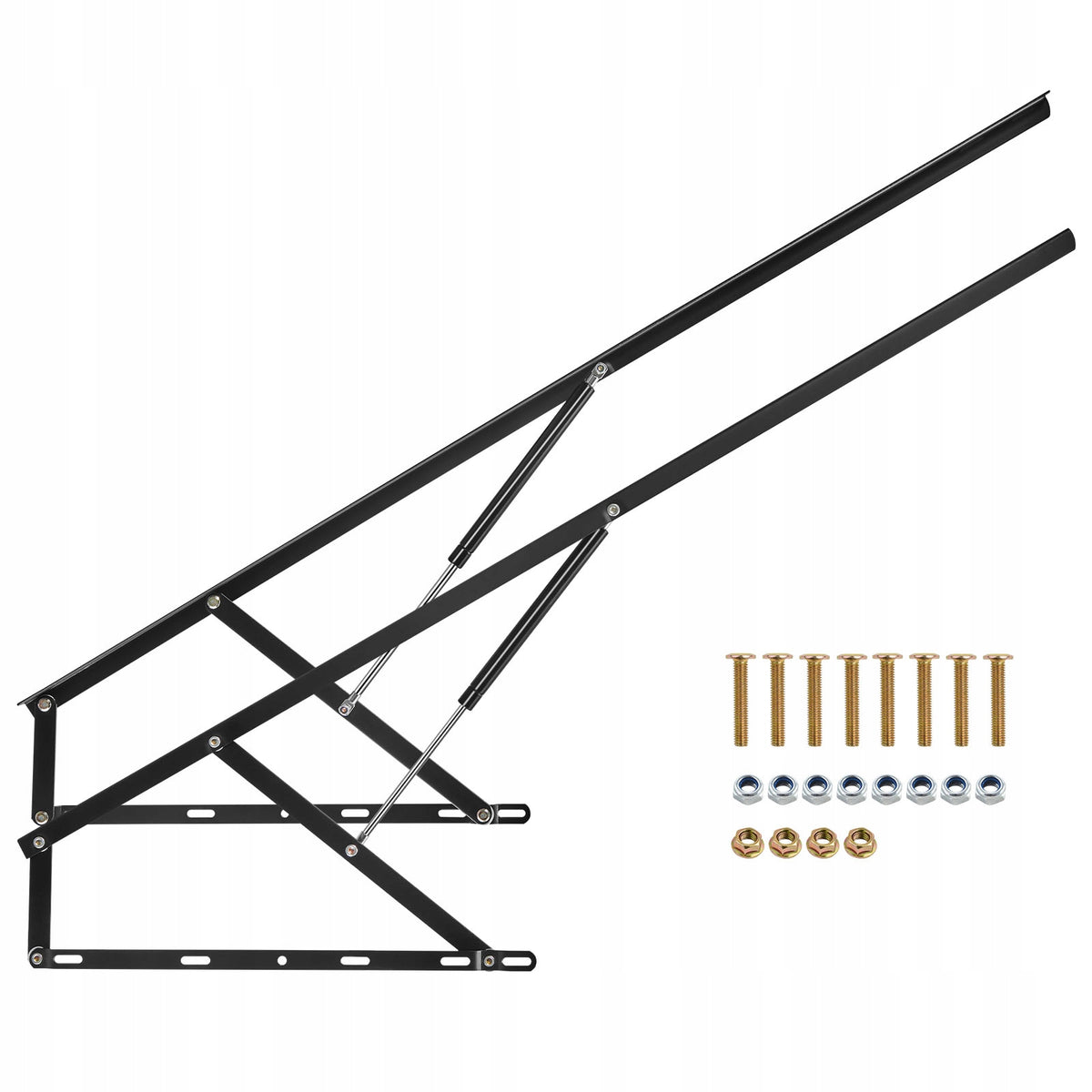 PODNOŚNIK ŁÓŻKA VEVOR 1300X100X55 MM UDŹWIG 120 KG ZESTAW MONTAŻOWY