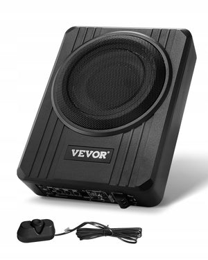 VEVOR SUBWOOFER SAMOCHODOWY POD SIEDZENIE 400W 8 CALI SMUKŁY WZMACNIACZ