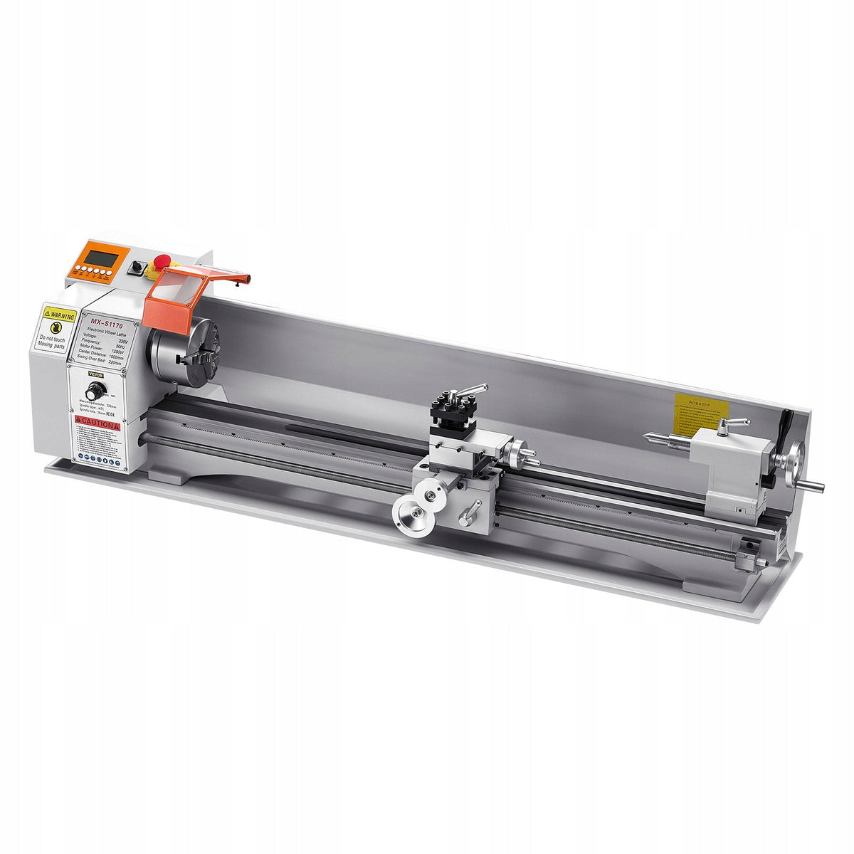 VEVOR TOKARKA DO METALU 220X1000 MM AUTOMATYCZNY POSUW 1250W BEZSZCZOTKOWY