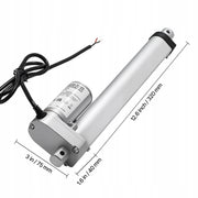 MOCNY NAPĘD LINIOWY VEVOR 12 V 203 2 MM 15 MM S IP54 SILNIK LINIOWY PREMIUM