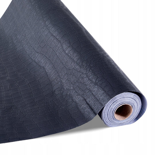 TAPETA SAMOPRZYLEPNA VEVOR 40CM X 10M CZARNA FOLIA WINYLOWA MOCNA ŁATWA