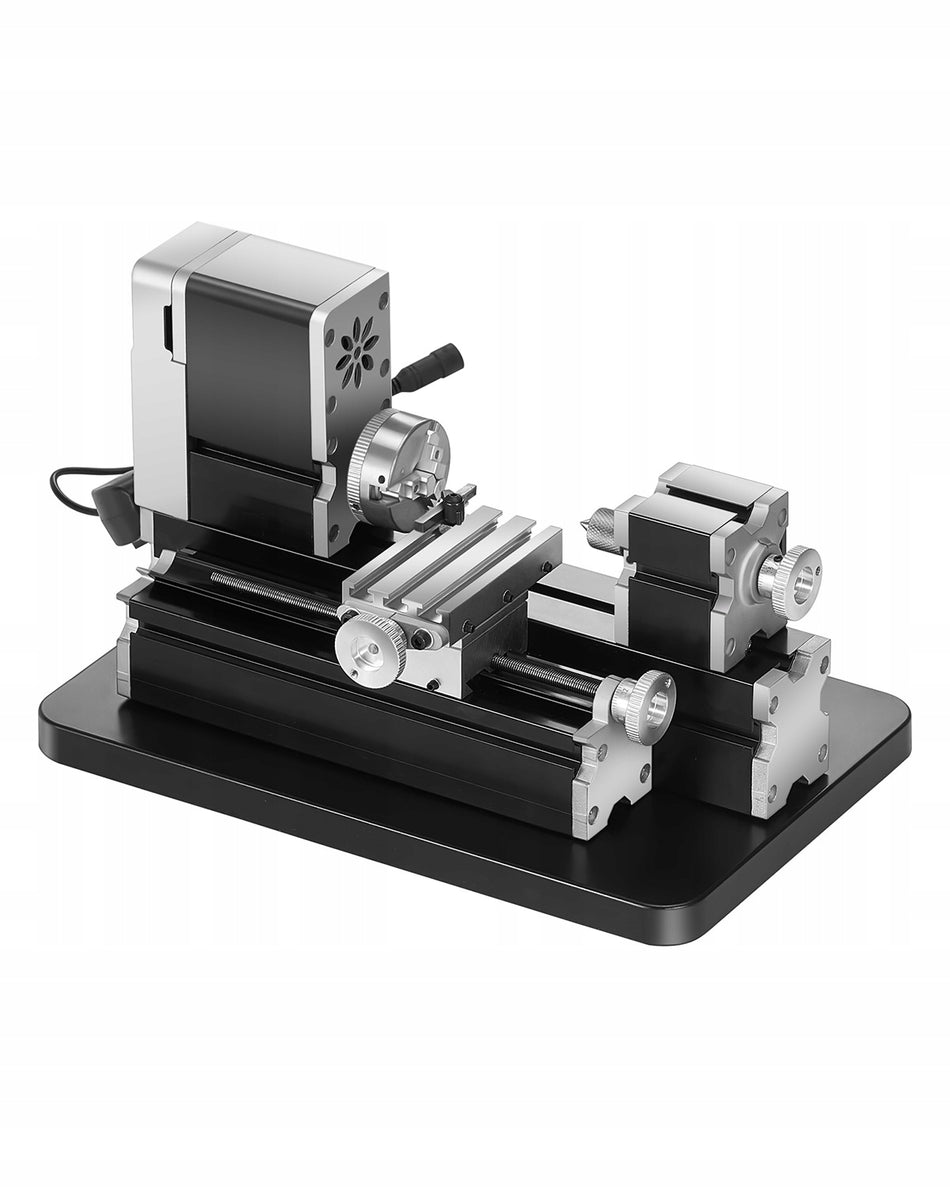 VEVOR MINI TOKARKA DO METALU 70X130 MM 20000 OBR MIN 36W SOLIDNA PRECYZYJNA