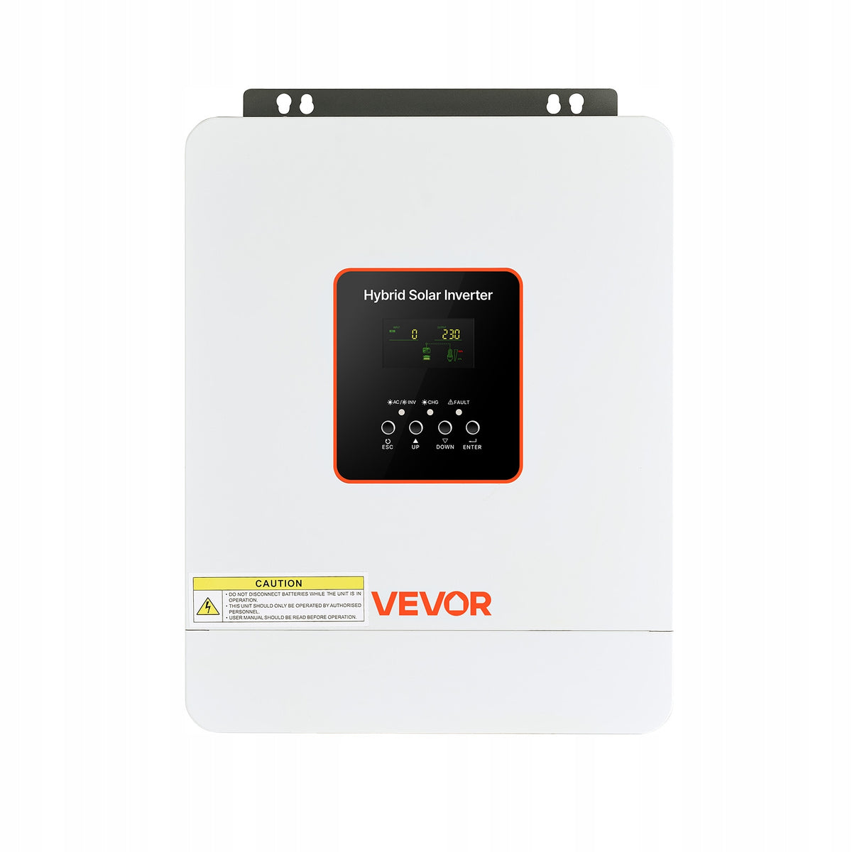 FALOWNIK HYBRYDOWY VEVOR 3000W 24V DC DO 230V AC Z MPPT I LCD PREMIUM