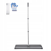 PROFESJONALNE GRABIE DO TRAWNIKA VEVOR Z REGULOWANYM UCHWYTEM 254X914MM