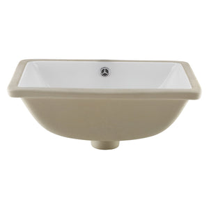 UMYWALKA PODBLATOWA VEVOR PROSTOKĄTNA 46X33 CM CERAMICZNA NIEŻÓŁKNĄCA
