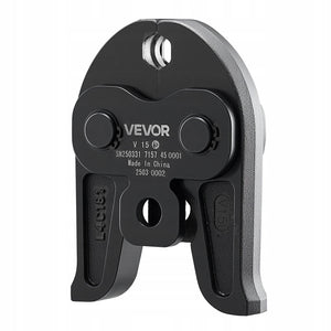 PROFESJONALNE SZCZĘKI ZACISKOWE VEVOR V15 15 MM DO RUR STAL NIERDZEWNA