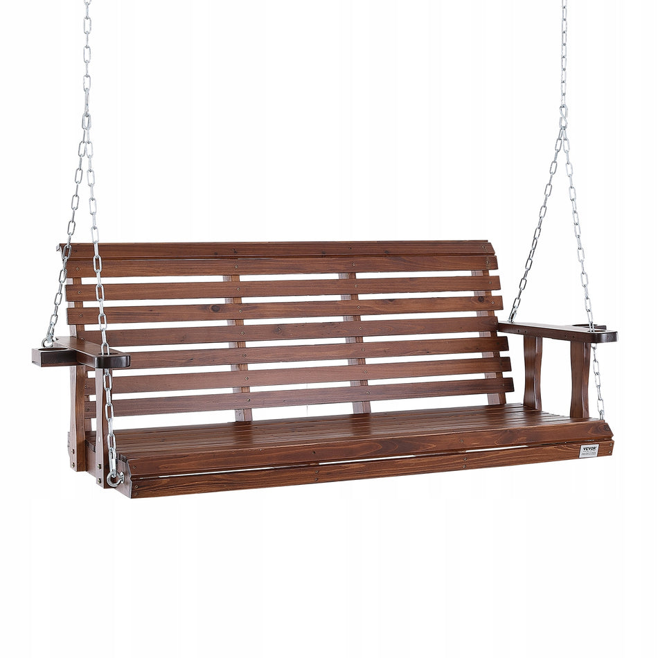 VEVOR HUŚTAWKA OGRODOWA Z DREWNA CEDROWEGO 1702X710X600 MM SOLIDNA I MOCNA