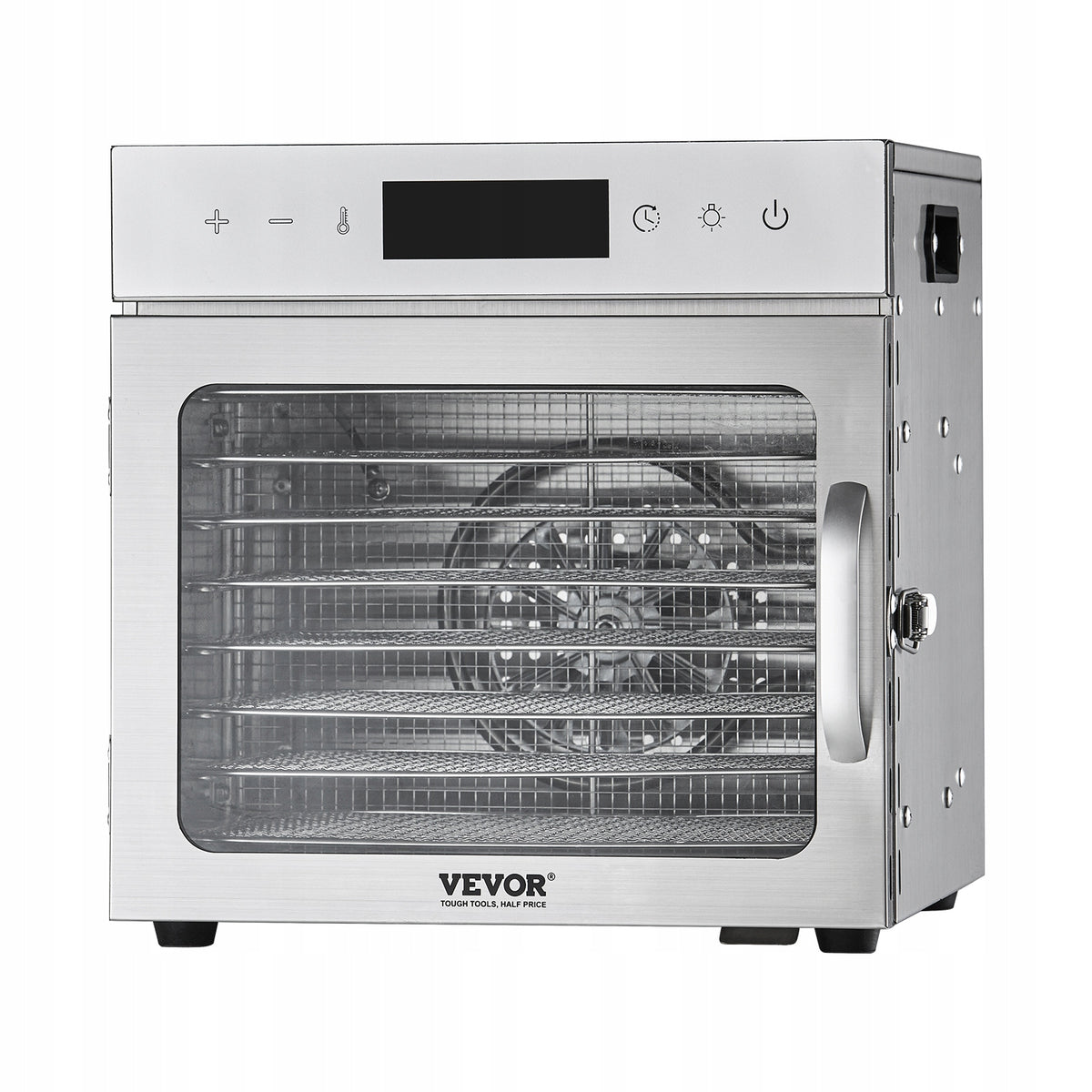 SUSZARKA DO ŻYWNOŚCI VEVOR 8 TAC STAL NIERDZEWNA 400W ELEKTRYCZNA TIMER