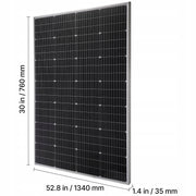 MONOKRYSTALICZNY PANEL SŁONECZNY VEVOR 200W 23 EFEKTYWNOŚĆ IP65 SOLIDNA