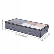 VEVOR TORBA DO PRZECHOWYWANIA POD ŁÓŻKIEM 4 SZTUKI 996X500X180MM 90L MOCNA