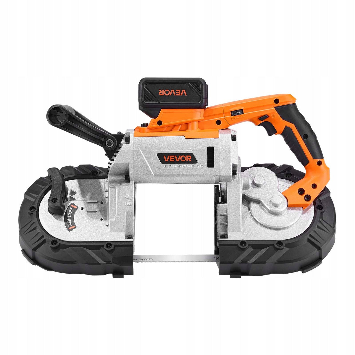 VEVOR 20V AKUMULATOROWA PIŁA TAŚMOWA 127X115MM MOCNY SILNIK BEZSZCZOTKOWY