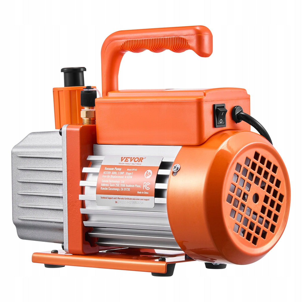 VEVOR ZESTAW POMPY PRÓŻNIOWEJ 4.5 CFM I MANOMETRU HVAC PROFESJONALNY