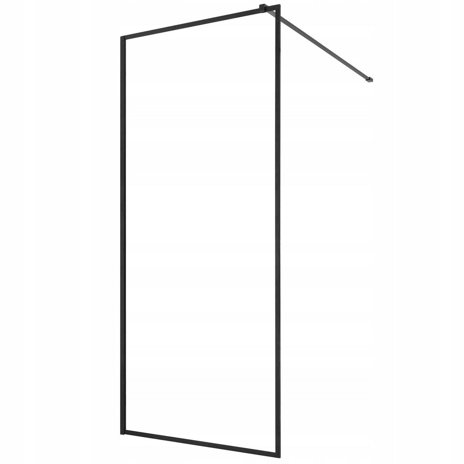 VEVOR STAŁA SZKLANA ŚCIANKA PRYSZNICOWA 864X1870MM BEZRAMOWA 8MM PREMIUM