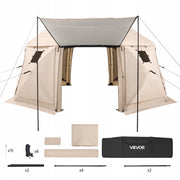 VEVOR PAWILON ROZKŁADANY 4 57X4 57M 13-STRONNY SFERYCZNY NAMIOT PREMIUM
