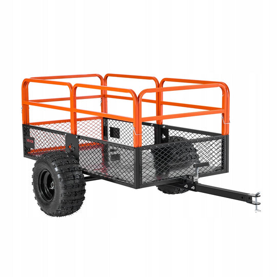 PRZYCZEPA WYWROTKA VEVOR 800KG 793L STALOWA ATV UTV KOSIARKA PROFESJONALNA