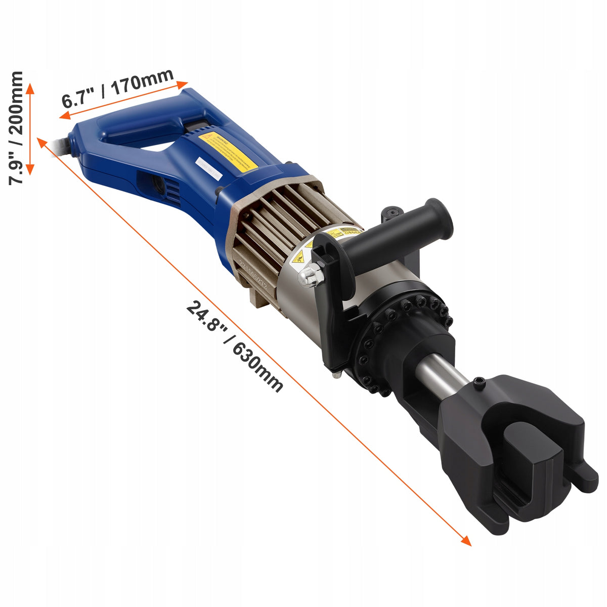 ELEKTRYCZNO-HYDRAULICZNA GIĘTARKA DO PRĘTÓW ZBROJENIOWYCH VEVOR 1500W