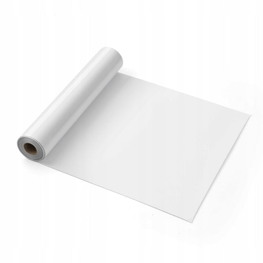 FOLIA TERMOTRANSFEROWA VEVOR 304.8X7260MM BIAŁA BŁYSZCZĄCA HTV