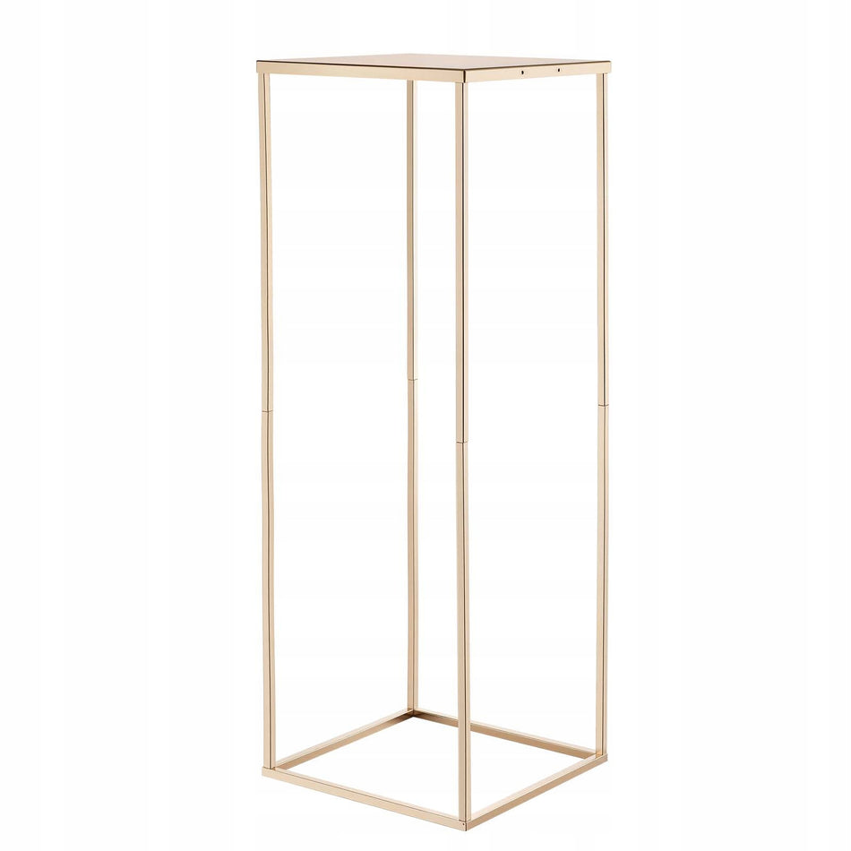 STOJAK NA KWIATY WESELNE VEVOR 10 SZT 280X280X800 MM SOLIDNY ZŁOTY ZESTAW