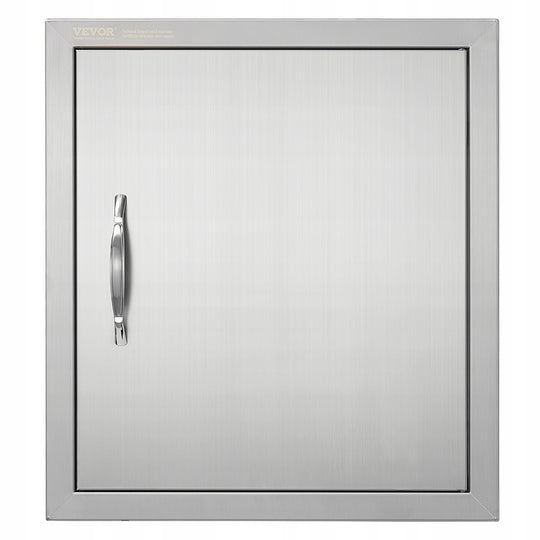 DRZWI DOSTĘPOWE DO GRILLA VEVOR 457X508 MM STAL NIERDZEWNA MOCNE SOLIDNE