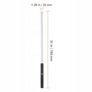 MIECZ ŚWIETLNY VEVOR 78CM RGB 14 KOLORÓW EFEKTY DŹWIĘKOWE ALUMINIUM