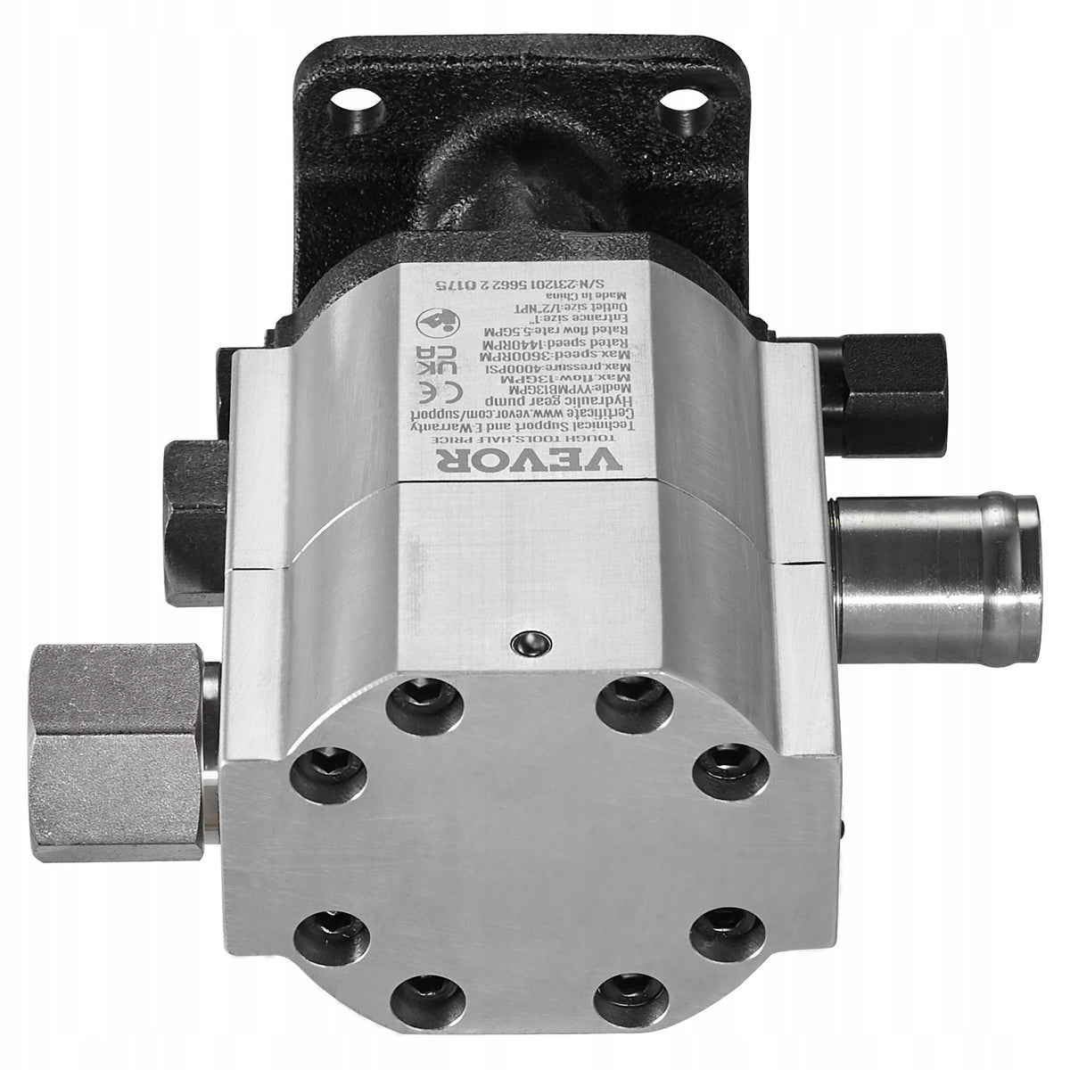 VEVOR DWUSTOPNIOWA POMPA HYDRAULICZNA DO ŁUPARKI 13 GPM SOLIDNA I MOCNA