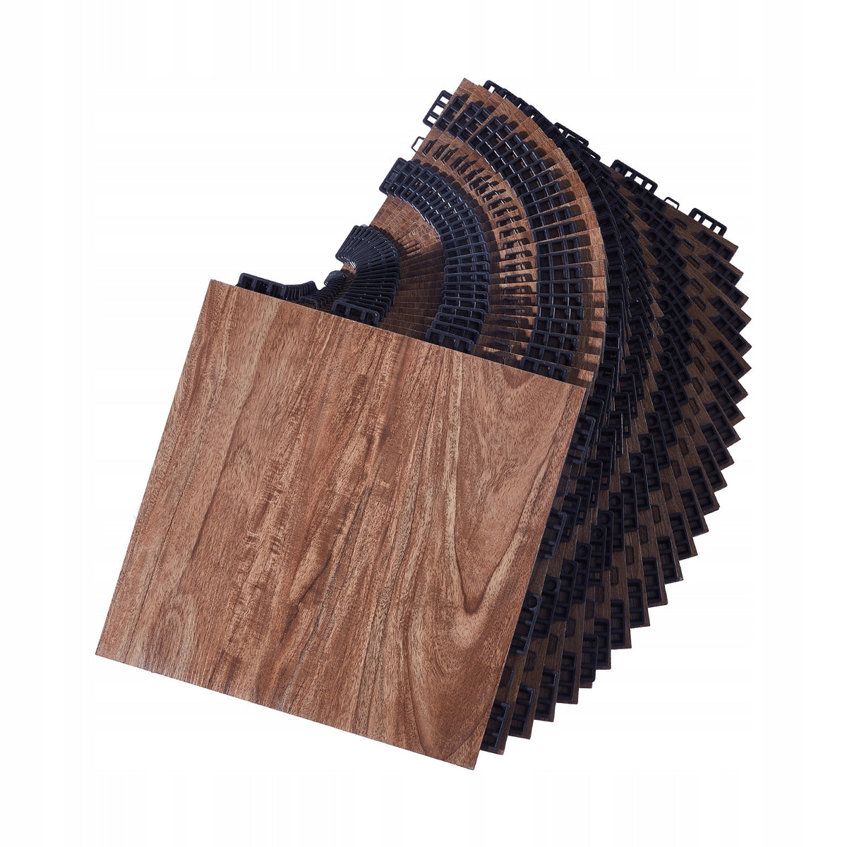 PROFESJONALNE PŁYTKI DO PARKIETU TANECZNEGO VEVOR 315X315X17 2MM 52 SZTUKI
