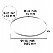 BRZESZCZOT DO PIŁY DO KOŚCI VEVOR 1650X16X0 56MM 5 SZTUK MOCNY SOLIDNY