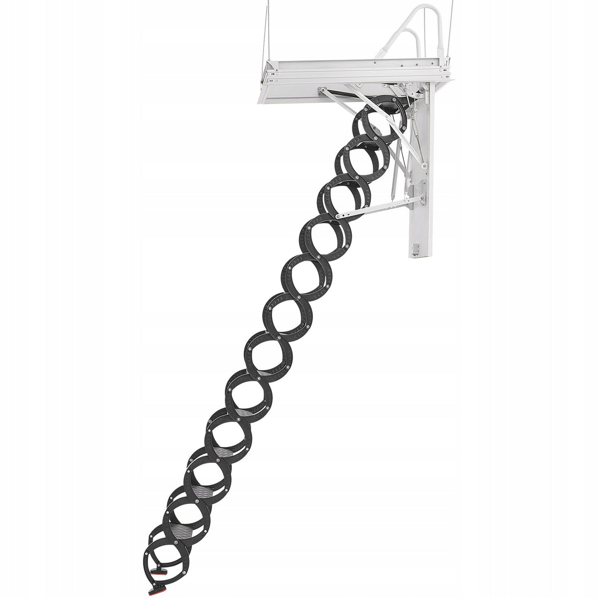 DRABINA NOŻYCOWA VEVOR DO STRYCHU HYDRAULICZNA 299KG NA SUFIT 9.5-10.2FT