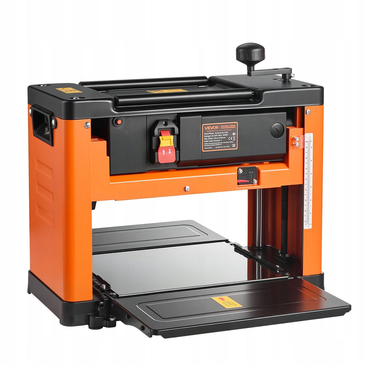 VEVOR GRUBOŚCIÓWKA 330 MM 2000W TRZY OSTRZA SOLIDNY STÓŁ ROBOCZY