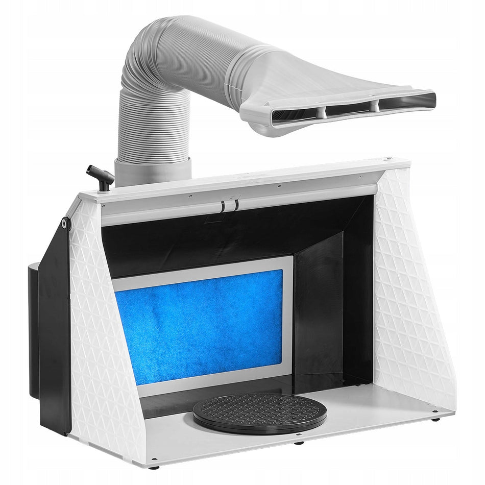 KABINA LAKIERNICZA VEVOR Z DWOMA WENTYLATORAMI 545X475X370MM LED MOCNA